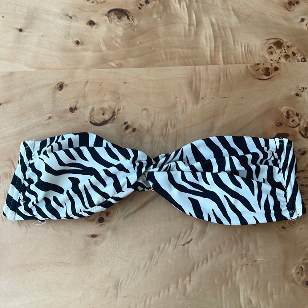 Victoria’s Secret Zebra Bandeau Bikini